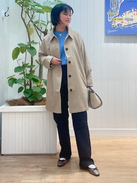 mikaさん（レディース・158cm）の冬コーディネート