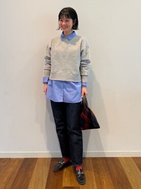mikaさん（レディース・158cm）の冬コーディネート