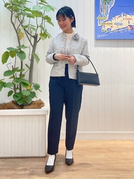 mikaさん（レディース・158cm）の冬コーディネート