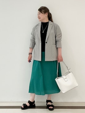 「Reflect（リフレクト）のアイテム」を使った、Hiroさん（レディース・158cm）の春コーディネート