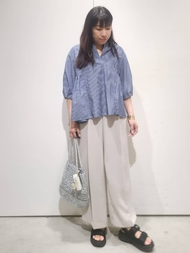 hmさん(レディース・160cm)の春コーディネート
