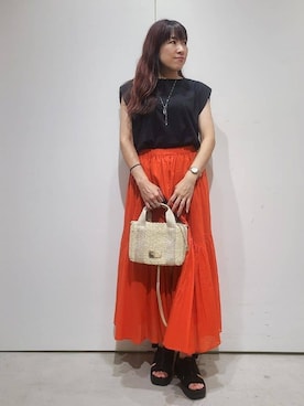hmさん(レディース・160cm)の夏コーディネート