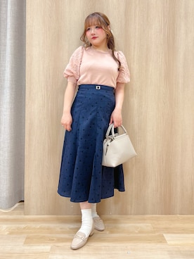 「grove（グローブ）のアイテム」を使った、みことさん（レディース・150cm）の春コーディネート