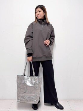 「MILOS（ミロス）のアイテム」を使った、Nishijimaさん（レディース・156cm）の秋コーディネート