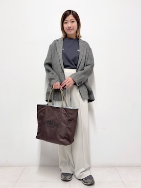 「NOMADIS（ノマディス）のアイテム」を使った、Nishijimaさん（レディース・156cm）の春コーディネート