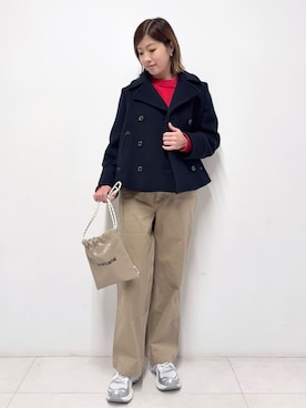 Nishijimaさん（レディース・156cm）の冬コーディネート