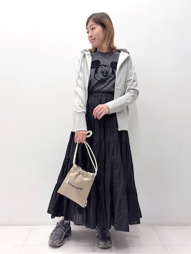 「GOOD ROCK SPEED（グッドロックスピード）のアイテム」を使った、Nishijimaさん（レディース・156cm）の春コーディネート