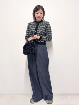 Nishijimaさん（レディース・156cm）の冬コーディネート