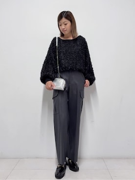 「PROVOKE （プロヴォーク）のアイテム」を使った、Nishijimaさん（レディース・156cm）の秋コーディネート