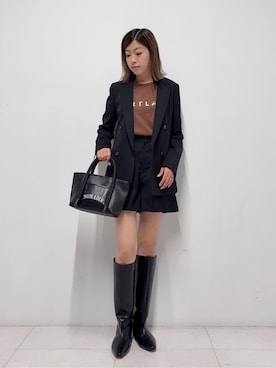 Nishijimaさん（レディース・156cm）の秋コーディネート