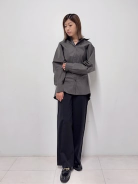 「PROVOKE （プロヴォーク）のアイテム」を使った、Nishijimaさん（レディース・156cm）の秋コーディネート
