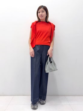 「Dhyana.（ディアナドット）のアイテム」を使った、Nishijimaさん（レディース・156cm）の春コーディネート