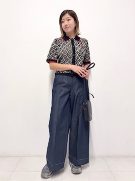 Nishijimaさん（レディース・156cm）の冬コーディネート