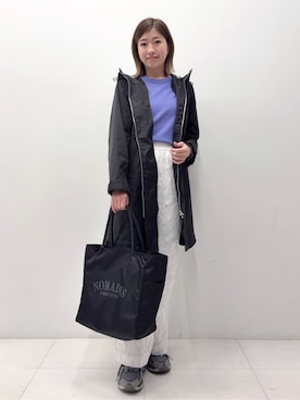 「NOMADIS（ノマディス）のアイテム」を使った、Nishijimaさん（レディース・156cm）の冬コーディネート