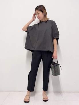 Nishijimaさん(レディース・156cm)の春コーディネート