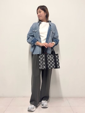 Nishijimaさん（レディース・156cm）の冬コーディネート