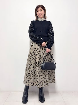 Nishijimaさん(レディース・156cm)の冬コーディネート