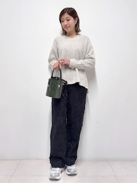 Nishijimaさん(レディース・156cm)の冬コーディネート