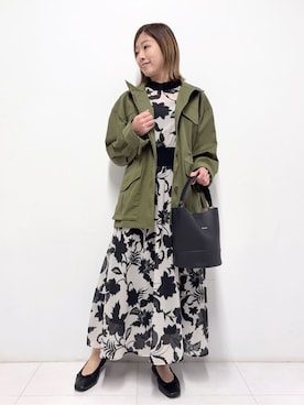 Nishijimaさん(レディース・156cm)の春コーディネート