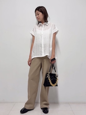 「Kassiopea（カシオペア）のアイテム」を使った、Nishijimaさん（レディース・156cm）の秋コーディネート