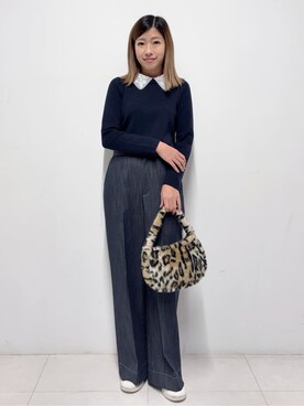 Nishijimaさん(レディース・156cm)の冬コーディネート