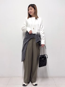 Nishijimaさん（レディース・156cm）の秋コーディネート