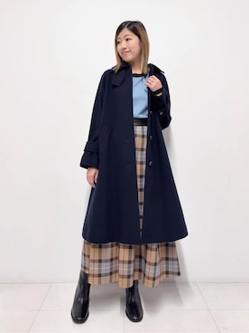 Nishijimaさん(レディース・156cm)の冬コーディネート