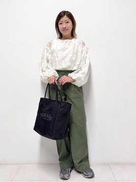 「NOMADIS（ノマディス）のアイテム」を使った、Nishijimaさん（レディース・156cm）の冬コーディネート
