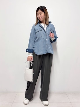 Nishijimaさん(レディース・156cm)の冬コーディネート