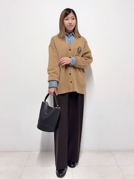 Nishijimaさん(レディース・156cm)の冬コーディネート