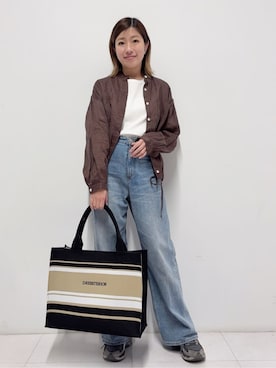Nishijimaさん(レディース・156cm)の春コーディネート