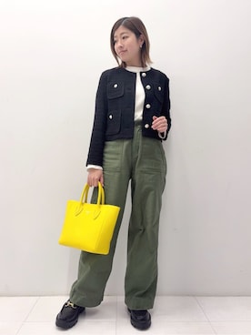 Nishijimaさん(レディース・156cm)の春コーディネート