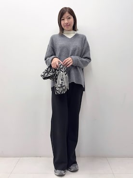 Nishijimaさん(レディース・156cm)の冬コーディネート