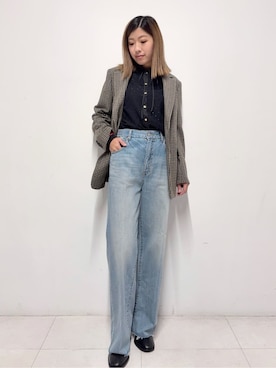 Nishijimaさん（レディース・156cm）の秋コーディネート