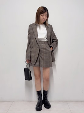 Nishijimaさん(レディース・156cm)の秋コーディネート