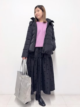 「MILOS（ミロス）のアイテム」を使った、Nishijimaさん（レディース・156cm）の秋コーディネート