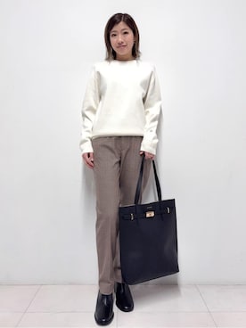 Nishijimaさん(レディース・156cm)の冬コーディネート