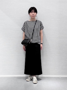 「UNTITLED（アンタイトル）のアイテム」を使った、Yukoさん（レディース・155cm）の夏コーディネート