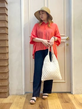 mさん（レディース・151cm）の夏コーディネート