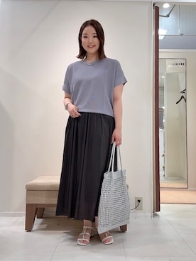 「Rubyrivet（ルビーリベット）のアイテム」を使った、YUIさん（レディース・160cm）の春コーディネート