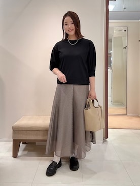 「UNTITLED（アンタイトル）のアイテム」を使った、YUIさん（レディース・160cm）の秋コーディネート
