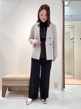 「UNTITLED（アンタイトル）のアイテム」を使った、YUIさん（レディース・160cm）の春コーディネート