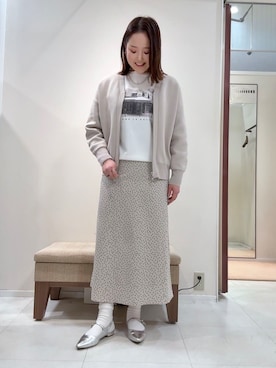 「SOUP（スープ）のアイテム」を使った、YUIさん（レディース・160cm）の春コーディネート