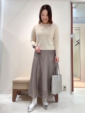 「COUP DE CHANCE（クードシャンス）のアイテム」を使った、YUIさん（レディース・160cm）の春コーディネート