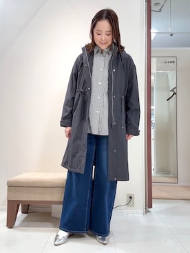 「アイテム（モッズコート）」を使った、YUIさん（レディース・160cm）の春コーディネート