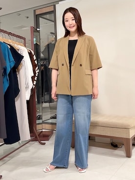 「UNTITLED（アンタイトル）のアイテム」を使った、YUIさん（レディース・160cm）の夏コーディネート