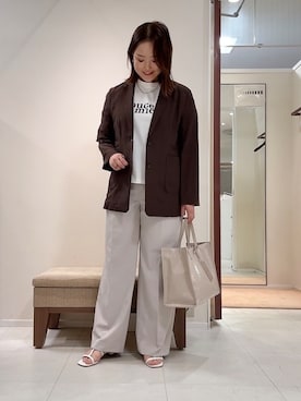 YUIさん（レディース・160cm）の春コーディネート
