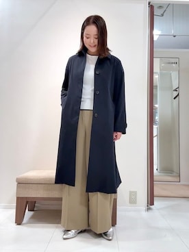 「cloenc（クロエンス）のアイテム（パンツ）」を使った、YUIさん（レディース・160cm）の冬コーディネート