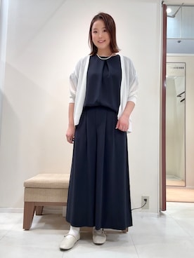 「UNTITLED（アンタイトル）のアイテム」を使った、YUIさん（レディース・160cm）の春コーディネート