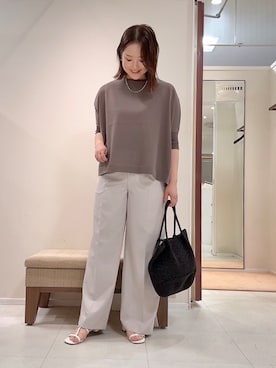 「UNTITLED（アンタイトル）のアイテム」を使った、YUIさん（レディース・160cm）の春コーディネート